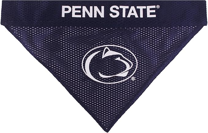 Pets First Collegiate Pet Accessories, Reversible Bandana, Penn State Nittany Lions, Large/X-Large