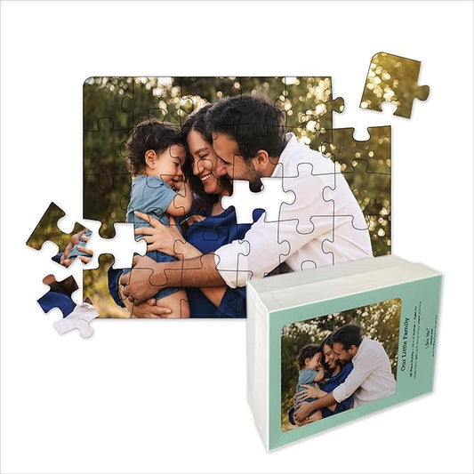 Photo Puzzle, Pet, Wedding, Family Reunion Puzzle | 30 Piece, Custom Jigsaw Puzzle for Adults (Horizontal/Landscape) | 14" x 11" | I See Me!