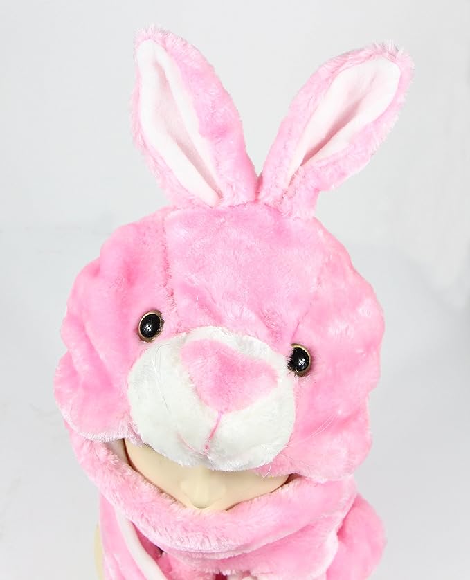 Plush Novelty Animal Hat: One Size Fits All Adults & Children/Soft, Warm Beanie Hat