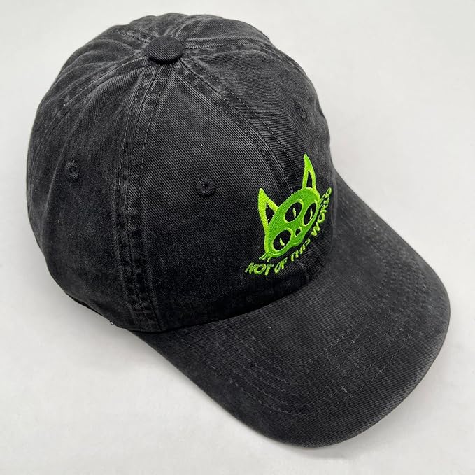 Black Cat Hat,Ragdoll Cat Embroidered Adjustable Cotton Baseball Cap for Men Women,Gifts for Cat Lovers