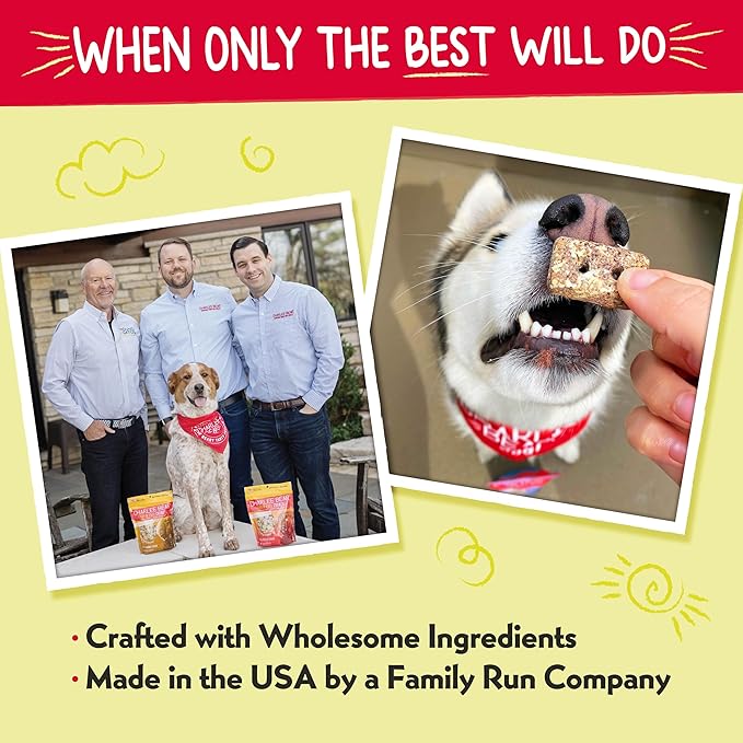 Charlee Bear Necessities Freeze Dried Dog Food Topper, Digestive Health Support, Grain Free, High Protein, Limited Ingredient Meal Toppers for Dogs, Chicken Recipe, 1 Ounce