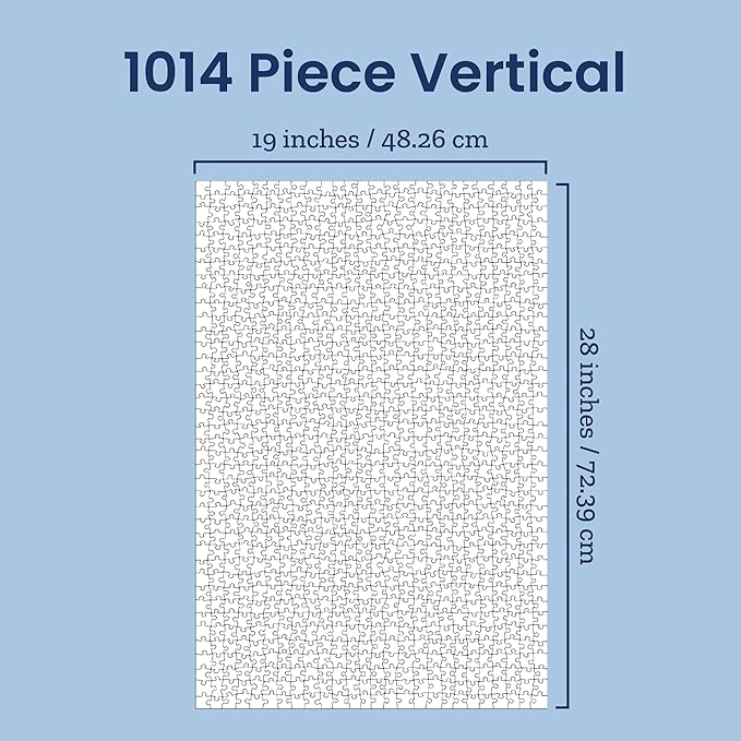 Photo Puzzle, Pet, Wedding, Family Reunion Puzzle | 1000 Piece, Custom Jigsaw Puzzle for Adults (Vertical/Portrait) | 20" x 30" | I See Me!