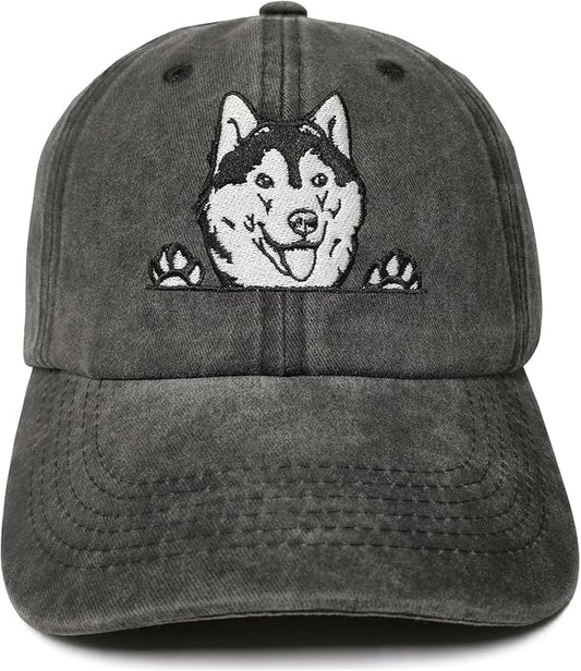 Dog Lover Gifts, Embroidered Dog Baseball Hats for for Men Women
