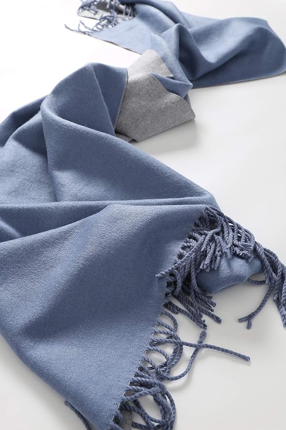 Jeelow Womens Pashmina Shawl Wrap Scarf - Elegant Dressy Evening Poncho Cape for Formal and Wedding Outfits