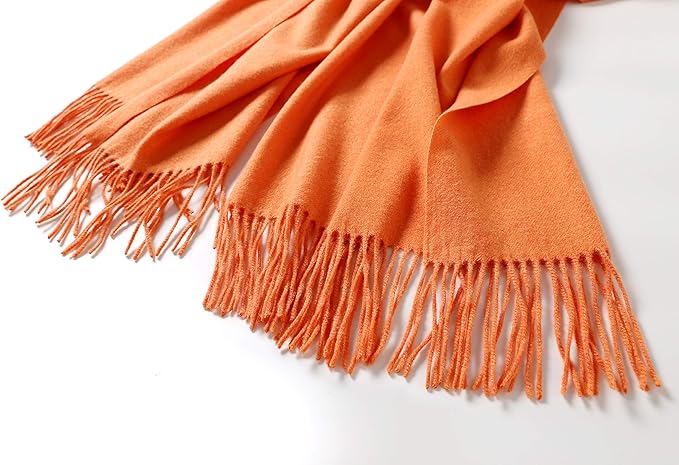 Jeelow Womens Pashmina Shawl Wrap Scarf - Elegant Dressy Evening Poncho Cape for Formal and Wedding Outfits