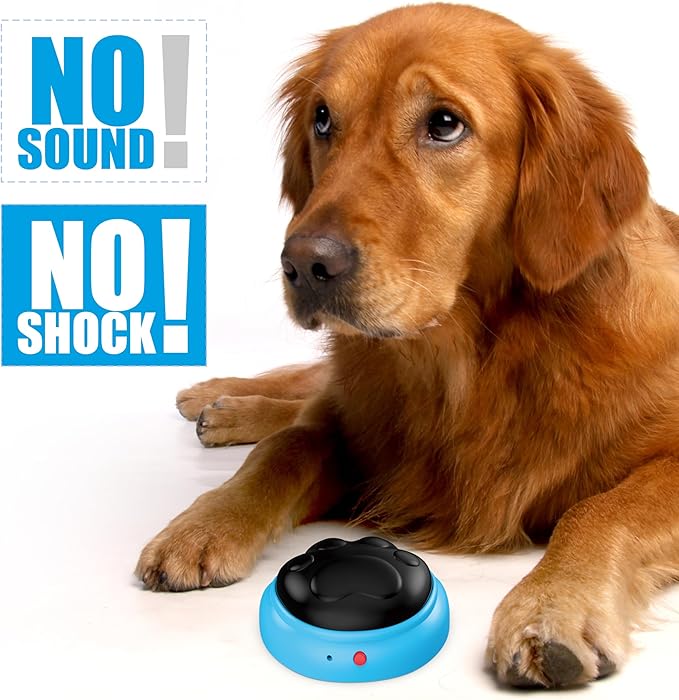 Dog Puzzle Feeder Toy, Automatic Dogs Treat Dispenser,Interactive IQ Training, Dog Slow Feeder,Remote Button Treat Dispenser,All Breeds,Large Capacity with Light (Blue)