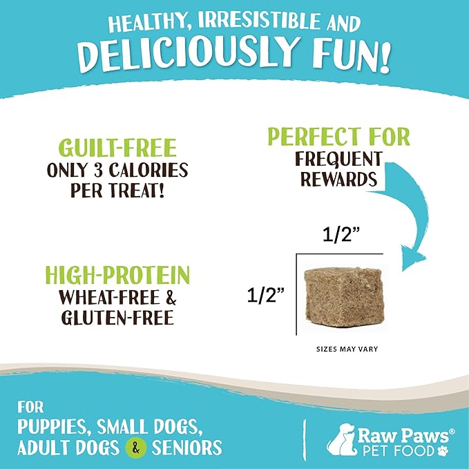 Raw Paws Pet Premium Freeze Dried Beef Liver Treats for Dogs & Cats, All-Natural and Healthy Snack, 16 oz.