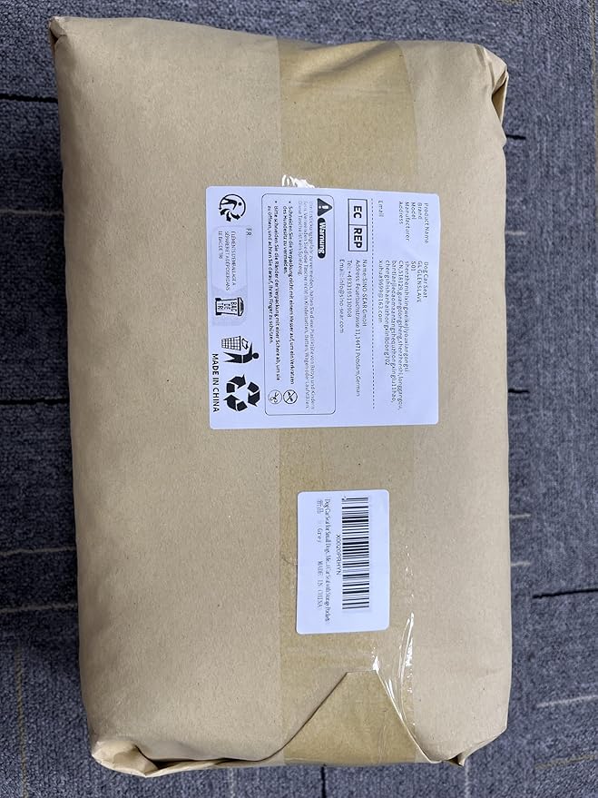 Dog Seat for Small Medium Dogs - 0-35 lbs, Memory Foam Booster Seat with Adjustable Leashes, Elevated Dog Car Travel Bed with Storage Pockets