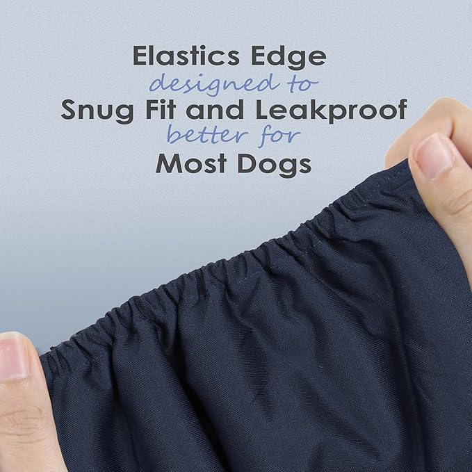 wegreeco Washable Male Dog Belly Band (Stylish Pattern)- Pack of 3 - Washable Male Dog Belly Wrap, Dog Diapers Male (Blue, Green, Champagne, Medium)