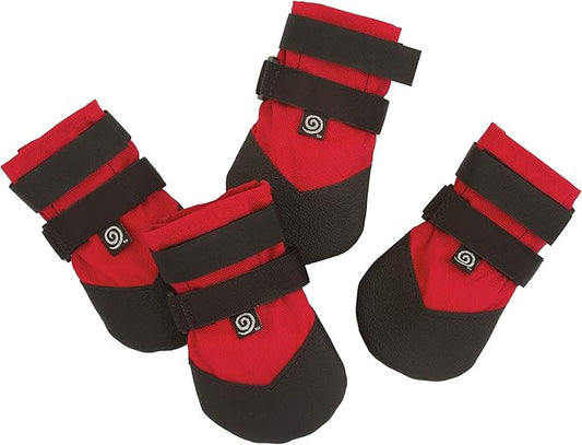 Durable Dog Paw Protector|Dog Boots|Dog Shoes|Red Light Duty Heat, Water Resistant Dog Booties for hot Pavement for Large Dogs (Size 11)