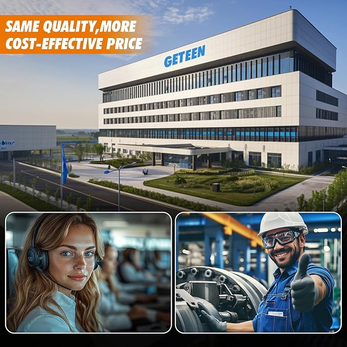 Geteen Trailer Hitches, Adjustable Trailer Hitch Ball Mount - Fits 2.5" Receiver, Dual Ball (2" x 2-5/16"), 5" Drop, 15,000 GTW - GT25052B