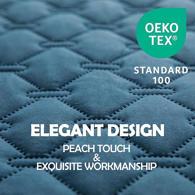 gogobunny 3X Stronger Waterproof Pet Blanket, Scratch Proof Furniture Protector for Dogs Cats, Reversible Cover 40x50 Inch, Dark Blue