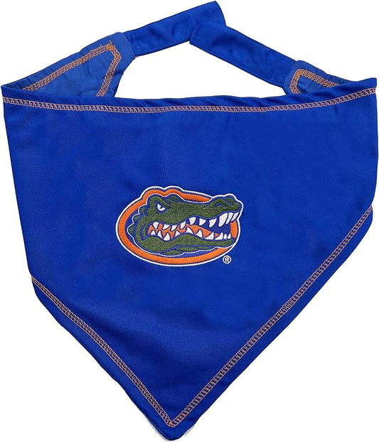Pets First NCAA Florida Gators Tie Bandana, Small/Medium. Dog Bandana Scarf Bib for Pet Cat Dog. The Ultimate Game-Day, Party Bandana (FL-3550-S-M)