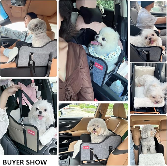Center Console Dog Car Seat,Console Dog Car Seats for Small Dogs Pet & Cat