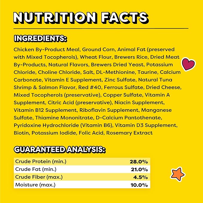 Temptations MixUps Surfer's Delight Flavor Crunchy and Soft Cat Treats, 3 oz. Pouch (Pack of 12)