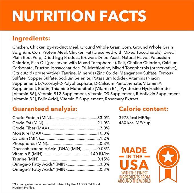 IAMS Proactive Health Healthy Kitten Dry Cat Food with Chicken, 7 lb. Bag