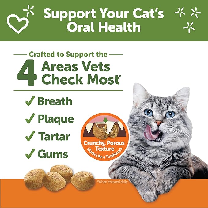 Whimzees Wellness Cat Dental Treats, Natural Chews, Chicken Flavor, (4.5 Ounce Bag) (Pack of 2)