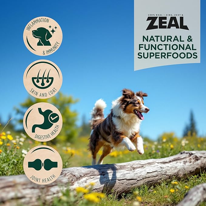 ZEAL Canada Air-Dried Chicken Recipe for Dogs - High Protein, Natural Superfoods, Nutrient Rich, No Fillers, Grain Free, Complete & Balanced (Chicken, 5 oz)