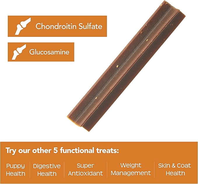 Get Naked Grain Free 1 Pouch 6.2 Oz Joint Health Dental Chew Sticks, Small