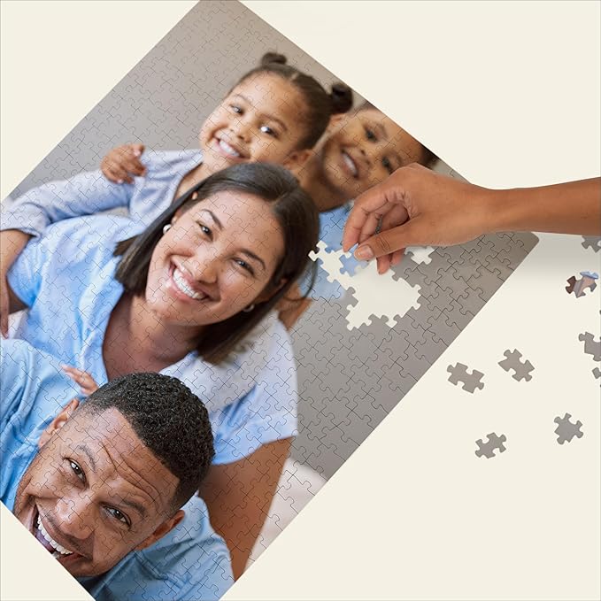Photo Puzzle, Pet, Wedding, Family Reunion Puzzle | 500 Piece, Custom Jigsaw Puzzle for Adults (Vertical/Portrait) | 16" x 20" | I See Me!
