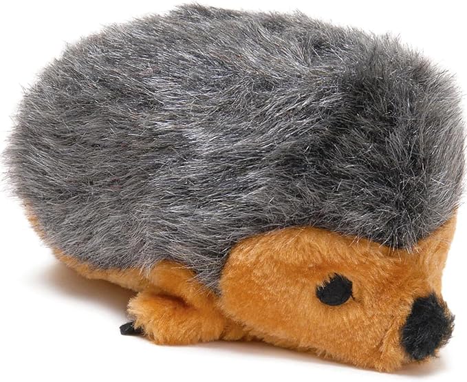Jeffers Pet Plush Dog Toy with Squeaker, Hedgehog 6" - Soft Crinkle Fabric, Safe & Durable, Healthy Fun for Small & Medium Dogs, Interactive Play, Fetch, Tug - Best Gift for Active Games