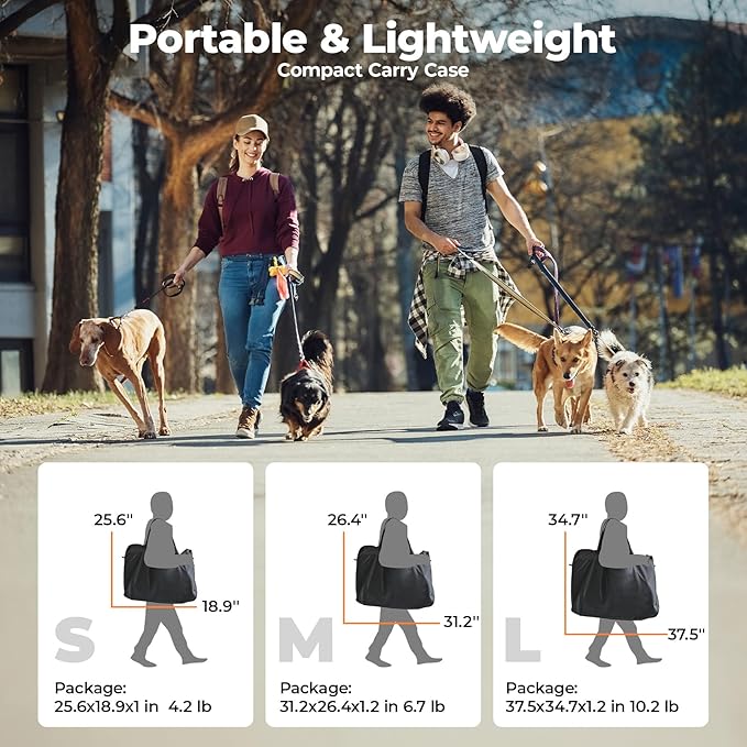 2-in-1 Pop Up Cat Playpen, Detachable into 2 Separate Pens with Additional Doors, Assembly-Free Portable Dog Crates Pet Pen Tent Kennel Kitten Puppy Enclosure Cage Indoor Outdoor Foldable Condo(M)