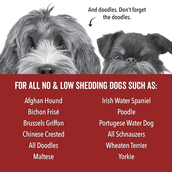 Pride and Groom DogDays Curly + Wavy The Scrub Kit - Natural Dog Shampoo with Silicone Scrubber Gloves for Low or No-Shedding Breeds with Coat Massage, Clean Ingredients, and Gentle Pet Grooming Care