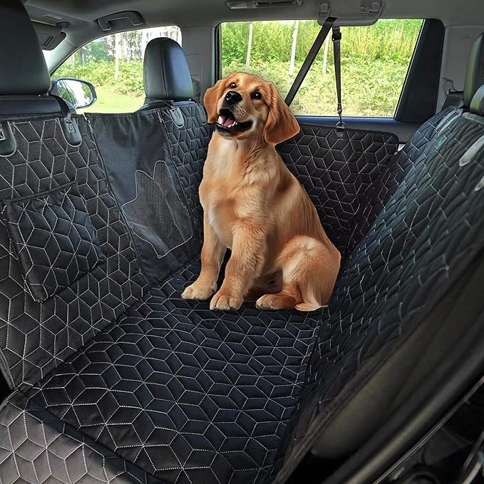 Dog Seat Covers for SUV Back Seat,100% Waterproof Dog Hammock for Car, 600D Heavy Durable Backseat Cover for Dogs in Car, Back Seat Cover for Midsize SUV Highlander/Pilot/Outback/Explorer/Cherokee
