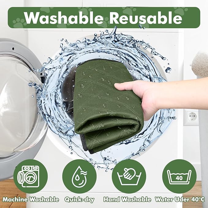 Dog Cat Playpen Indoor Outdoor for Puppy Pet Dogs Cat Recovery After Surgery, Dog Tent Crates Cage Indoor/Outdoor, Portable Pop Up Kennel with Carrying Case for Travel (Premium Green with Pad, Small)