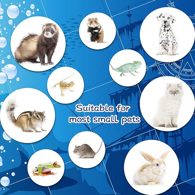 Jetec Shark Guinea Pig Bed Hideout Guinea Pig Animals Bed House Warm Small Hamster Nest Sleeping Mat Cushions Dutch Hamster Hedgehog Rat Chinchilla(Gray)