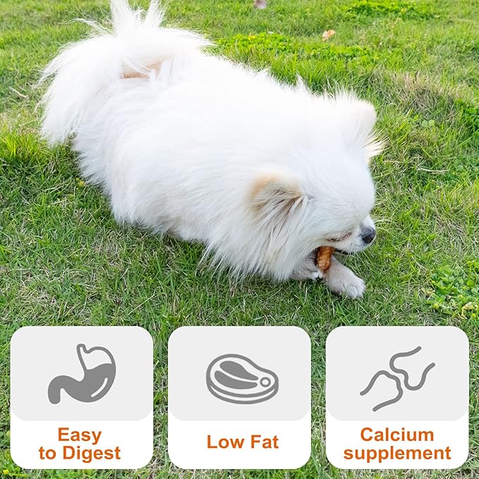 MON2SUN Dog Treats, Chicken Wrapped Calcium Bones Without Rawhide, 2.3 Inch Training Treats for Teeth Cleaning and Fresh Breath, Chews for Puppy and Small Dogs (28 Count - Pack of 1)