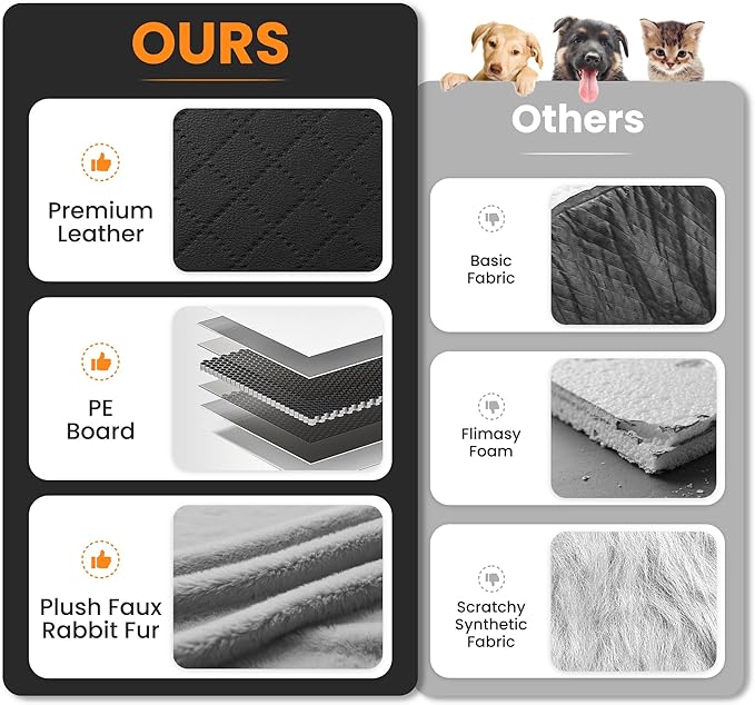 Portable Small Dog Seat for Car, Luxury Center Console Dog Car Seat Booster with Safety Tethers, Anti-Collapse Pet Travel Carseat for SUV, Truck (Black/Grey)