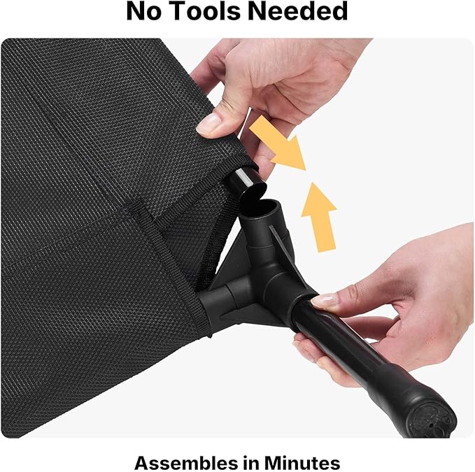 Veehoo Outdoor Elevated Dog Bed for Medium Dogs, Cooling Raised Dog Cots Beds Training Platform Off Ground Hammock with Breathable Mesh, No-Slip Feet, 32"x25", Beige Coffee