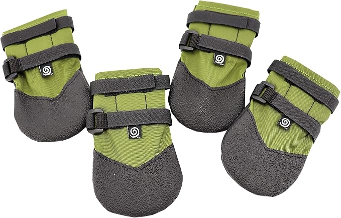 Durable Dog Paw Protector|Dog Boots|Dog Shoes|Light Duty Heat, Water Resistant Dog Booties for hot Pavement for Small Dogs (Size 1)