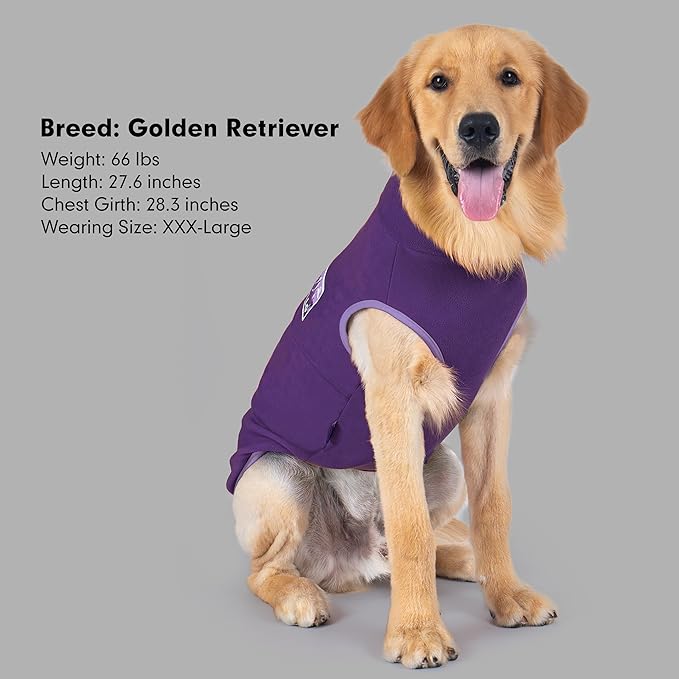 cyeollo Fleece Dog Sweater, Turtleneck Dog Sweatshirt Stretchy Pullover Fleece Vest Warm Winter Fall Clothes for Small Dogs Boy Girl Puppy Pet Apparel, Purple S