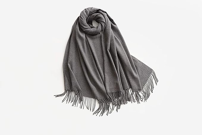 Jeelow Womens Pashmina Shawl Wrap Scarf - Elegant Dressy Evening Poncho Cape for Formal and Wedding Outfits