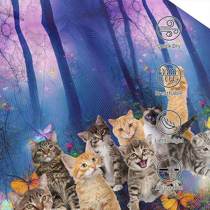 Cute Cat Cap Cat Baseball Cap Cat Sun Hat Adjustable Cap Cute Hat Trucker Hat Cap for Women Men