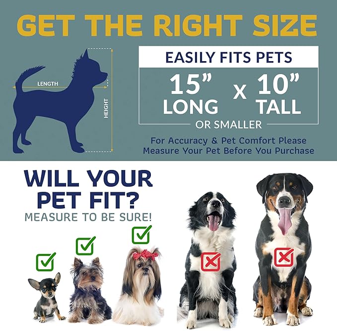 Katziela Pet Carrier - Airline Compliant Dog Carrier - TSA Approved Pet Carrier for Small Dogs and Cats - Soft FAA Travel Airplane Dog Carrier Luggage (White/Blue-Pro)