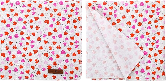 lionet paws Valentines Dog Bandana for Small Medium Large Dogs, Cat Dog Kerchief Triangle Bibs Scarf for Girl Boy