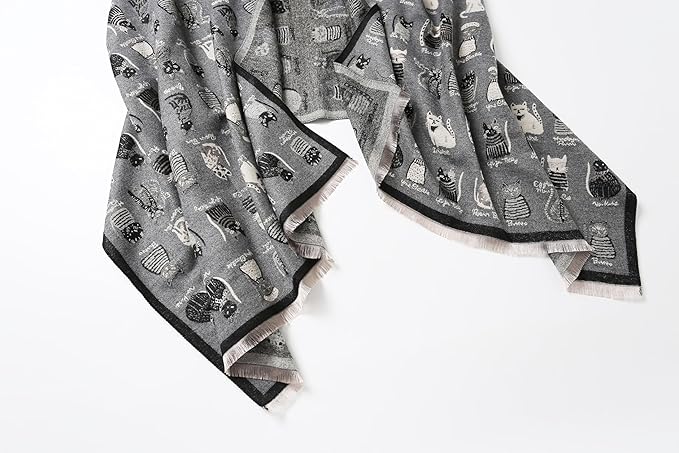 Jeelow Womens Pashmina Shawl Wrap Scarf - Elegant Dressy Evening Poncho Cape for Formal and Wedding Outfits