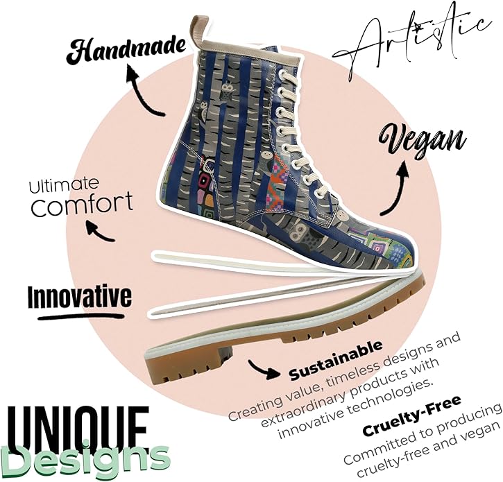 DOGO Long Boots for Women – Vegan Leather and Unique Design Womens Winter Boots, Comfortable and Stylish Womens Boots