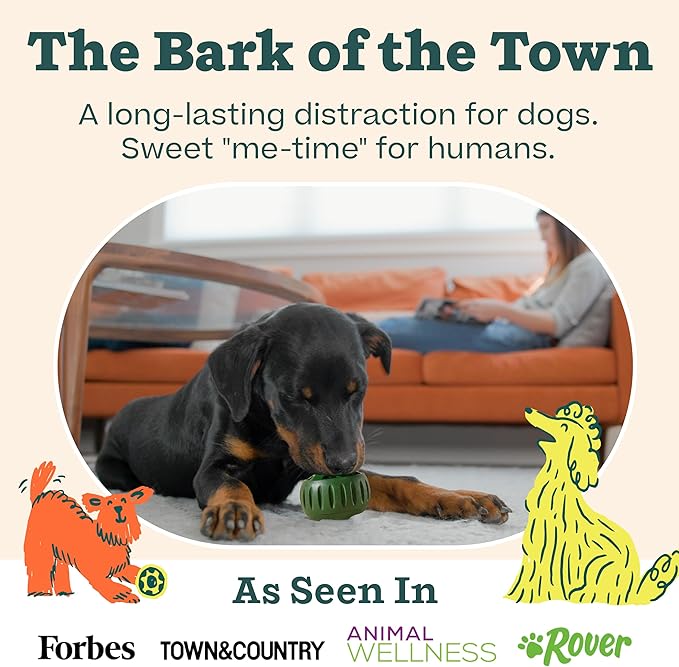 WOOF Starter Pack - Interactive Dog Toys for Boredom - Dog Treat Molds Silicone - Chicken-Flavored Healthy Treats for Dogs - Pupsicle Doggy Enrichment Toy - for XL Pups - 75+ lbs