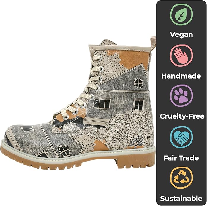 DOGO Long Boots for Women – Vegan Leather and Unique Design Womens Winter Boots, Comfortable and Stylish Womens Boots