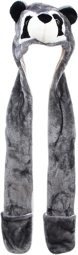 Plush Novelty Animal Hat: One Size Fits All Adults & Children/Soft, Warm Beanie Hat