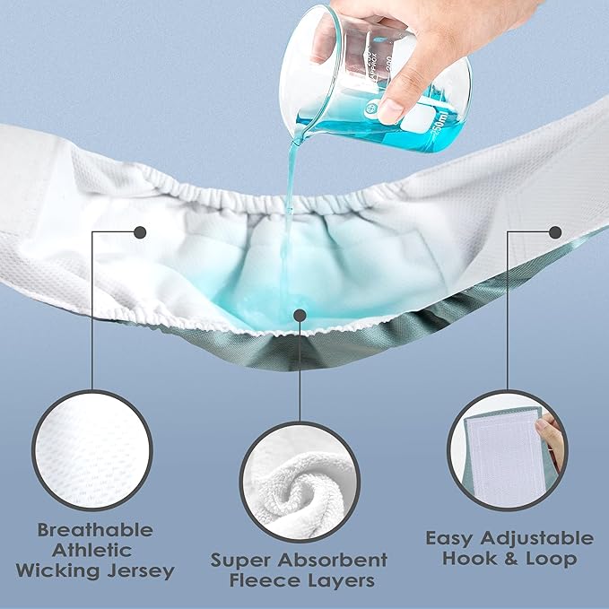 wegreeco Washable Male Dog Belly Band (Stylish Pattern)- Pack of 3 - Washable Male Dog Belly Wrap, Dog Diapers Male (Black, Blue, Coffee, Large)