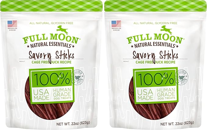 Full Moon Essential Duck Savory Sticks 22.0 oz (Pack of 2)