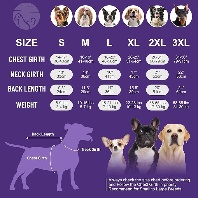 cyeollo 3XL Dog Coat, Fleece Sherpa Winter Sweater Coats, Turtleneck Dog Jacket Vest for Large Dogs with Leash Hole, Soft Reversible Pet Coats for Cold Weather, Buffalo Plaid XXXL