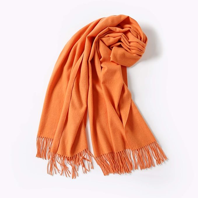 Jeelow Womens Pashmina Shawl Wrap Scarf - Elegant Dressy Evening Poncho Cape for Formal and Wedding Outfits