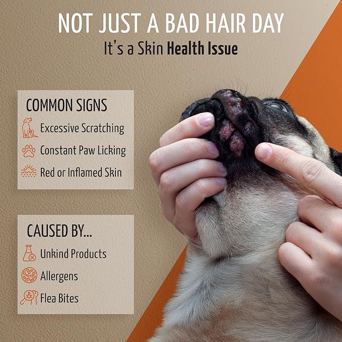 Tauro Pro Line Dog Conditioner for Allergies and Itching - Soothes & Hydrates Dry, Itchy, or Allergy-Prone Skin, Gentle Pet Conditioner for Dogs, Cat & Puppy (Derma Care 13.5 Fl Oz)