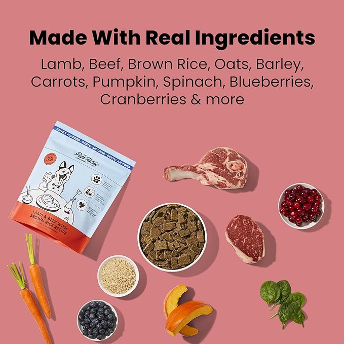 The Pets Table Grain Inclusive Air Dried Dog Food 2 Pack - Chicken & Sweet Potato + Lamb & Beef, 48 Ounce (Pack of 2)